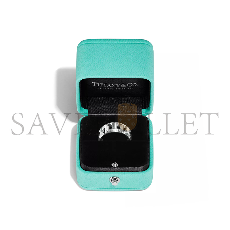 TIFFANY T TRUE WIDE RING IN WHITE GOLD 62509252